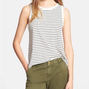 Current/Elliott The Muscle Tee Stripe Tank